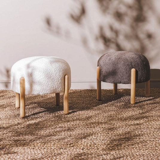 Pouf Repose Pied Scandinave