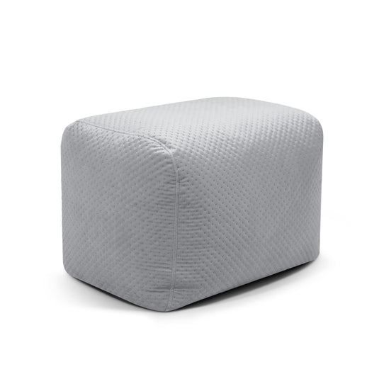 Pouf Repose Pied Velours Capitonné Pouf Français