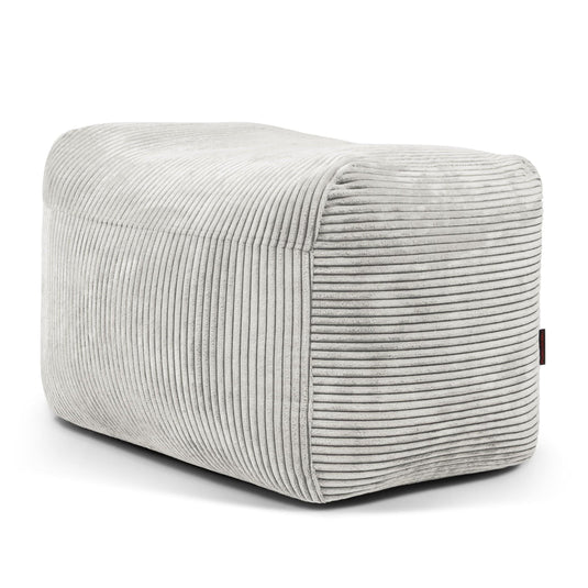 Pouf Repose Pied Velours Cotelé Pouf Français