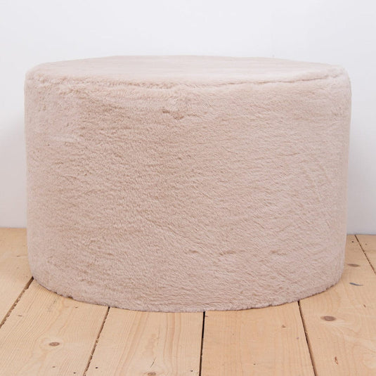 Pouf Rond en Fourrure