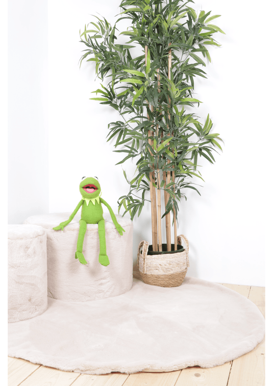 Pouf Rond en Fourrure