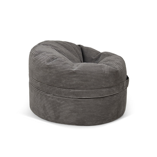 Pouf Rond en Velours Côtelé