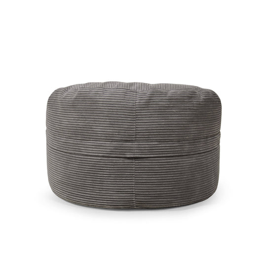 Pouf Rond en Velours Côtelé
