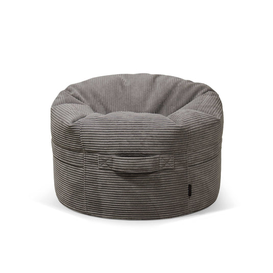 Pouf Rond en Velours Côtelé
