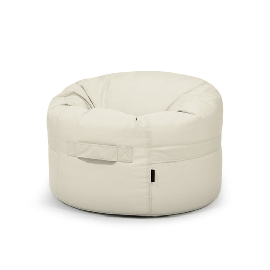 Pouf Rond Exterieur Beige Crème