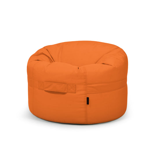 Pouf Rond Exterieur Orange Mandarine