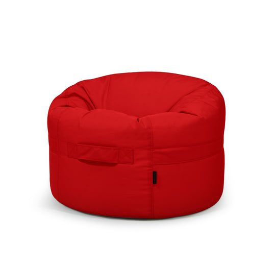 Pouf Rond Exterieur Rouge Cerise
