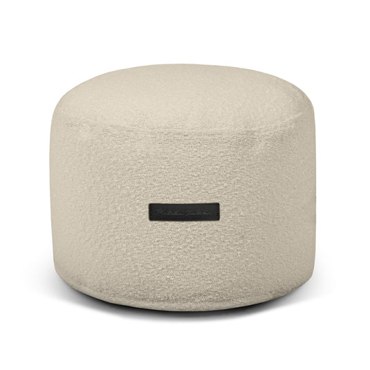 Pouf Rond mouton Beige Sable Beaumont Concept