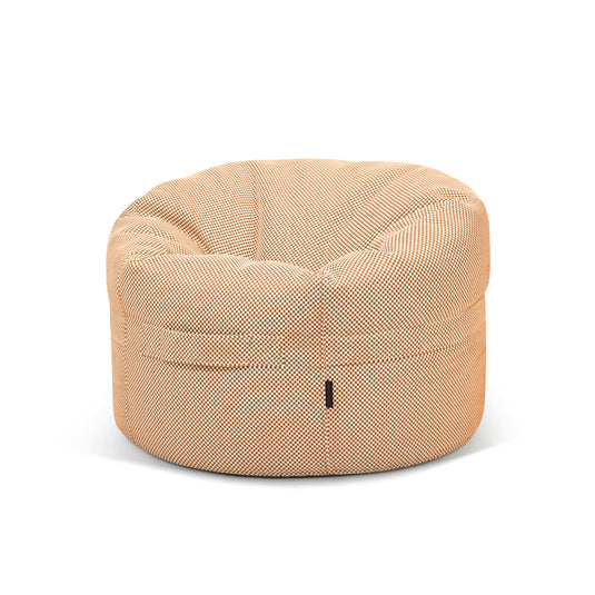 Pouf Rond Piscine Orange Mandarine