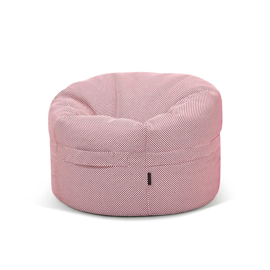 Pouf Rond Piscine Rouge Amarante