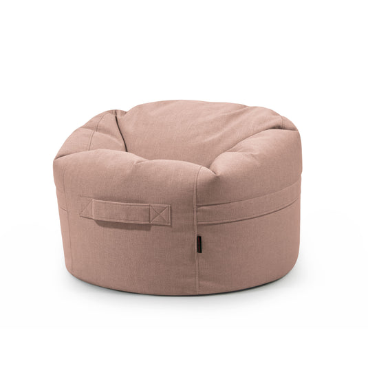 Pouf Rond Salon Marron Terracotta