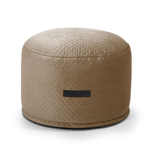 Pouf Rond Velours Capitonné Pouf Français