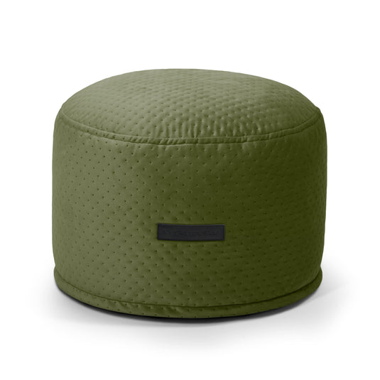 Pouf Rond Velours Capitonné Pouf Français
