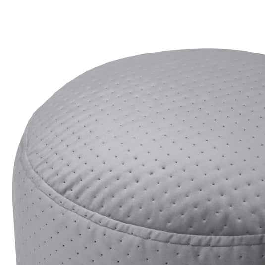 Pouf Rond Velours Capitonné Pouf Français