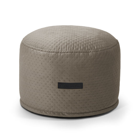 Pouf Rond Velours Capitonné Pouf Français