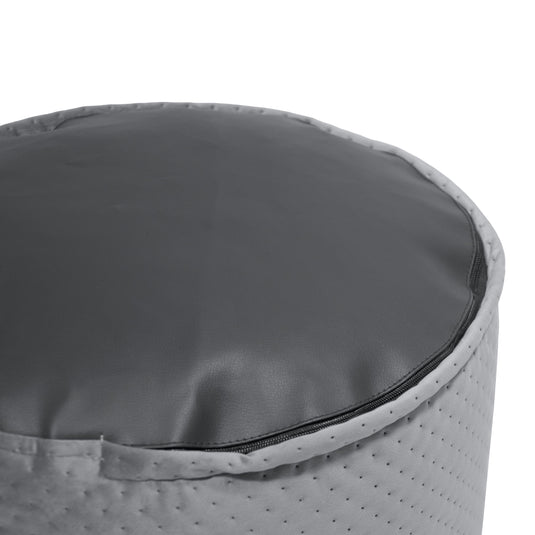 Pouf Rond Velours Capitonné Pouf Français