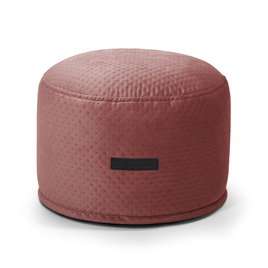 Pouf Rond Velours Capitonné Pouf Français
