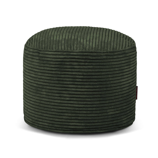 Pouf Rond Velours Cotelé Pouf Français