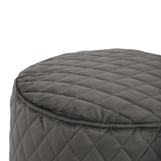 Pouf Rond Velours Royal Pouf Français