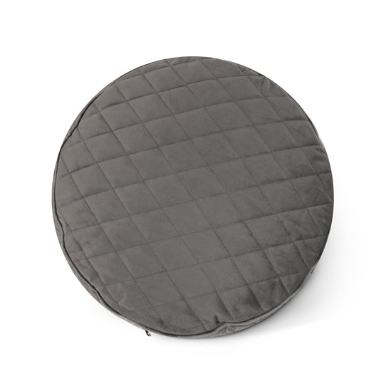 Pouf Rond Velours Royal Pouf Français