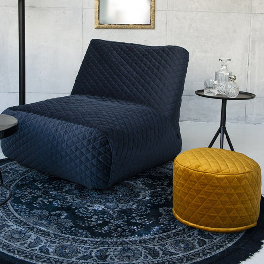 Pouf Rond Velours Royal Pouf Français