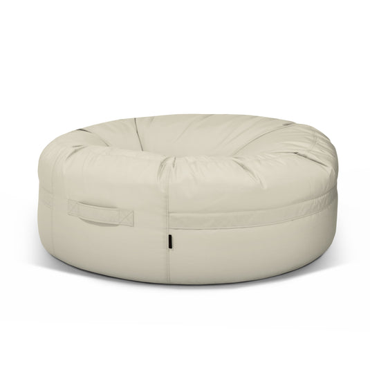 Pouf Rond XXL Exterieur Beige Crème
