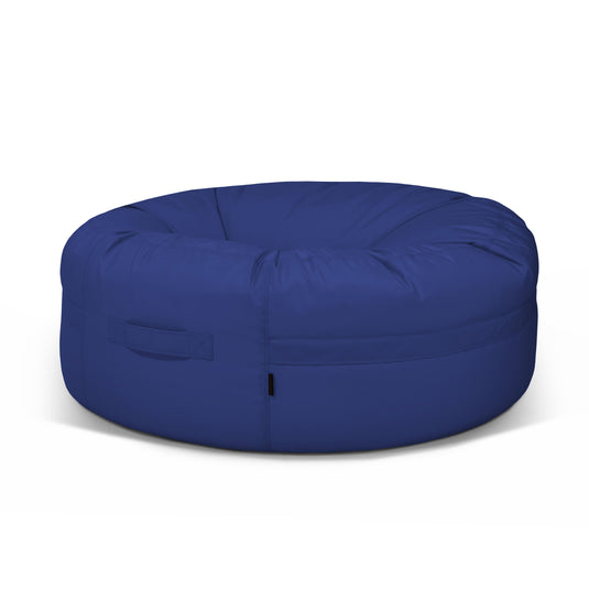 Pouf Rond XXL Exterieur Bleu Roi
