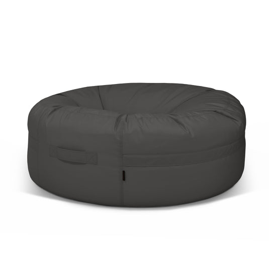 Pouf Rond XXL Exterieur Gris Anthracite