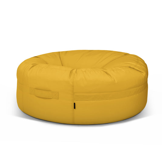 Pouf Rond XXL Exterieur Jaune Ocre