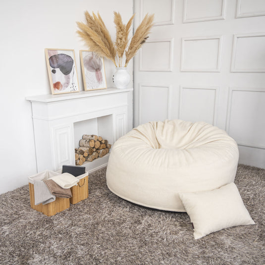 Pouf Salon XXL Mouton Pouf Français