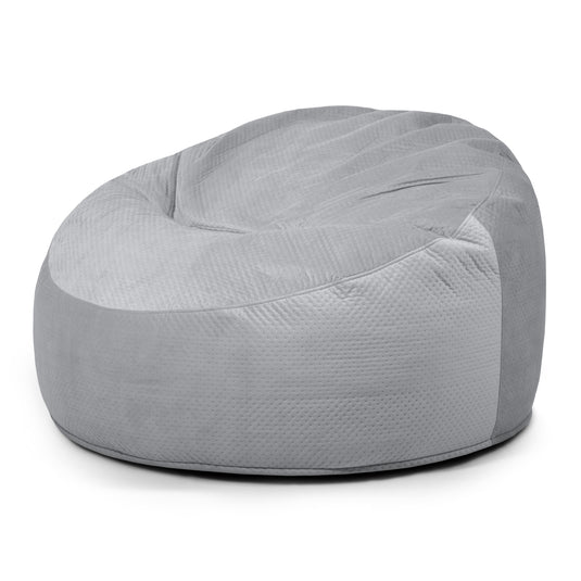 Pouf Salon XXL Velours Capitonné Pouf Français