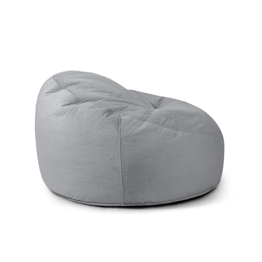 Pouf Salon XXL Velours Capitonné Pouf Français