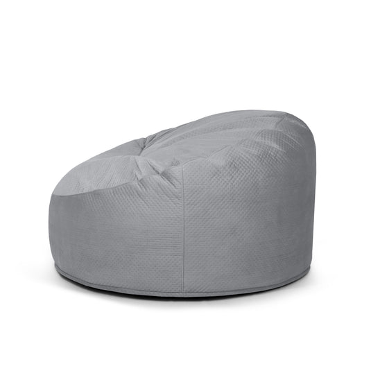 Pouf Salon XXL Velours Capitonné Pouf Français