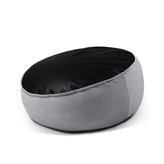 Pouf Salon XXL Velours Capitonné Pouf Français