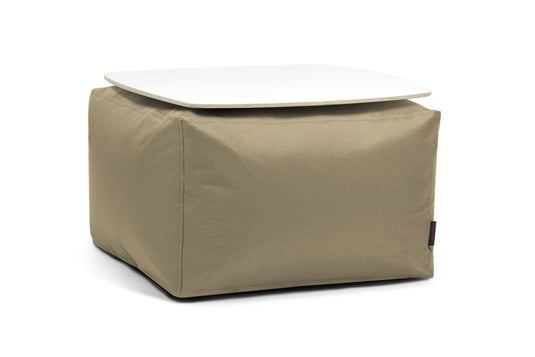 Pouf Table Basse Chambre Beige Crème