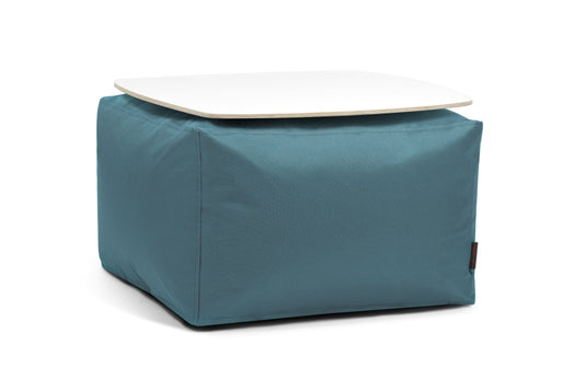 Pouf Table Basse Chambre Bleu Canard