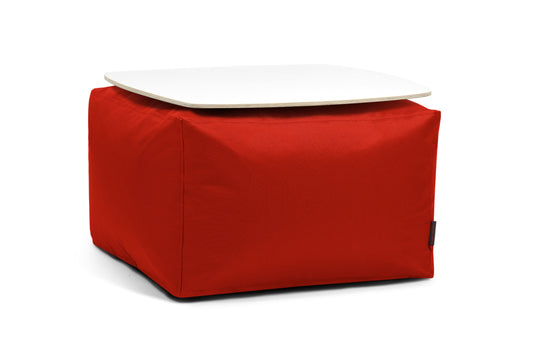 Pouf Table Basse Chambre Rouge Bordeaux