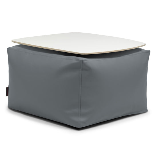 Pouf Table Basse Cuir
