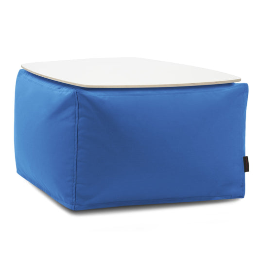 Pouf Table Basse Exterieur Bleu de France