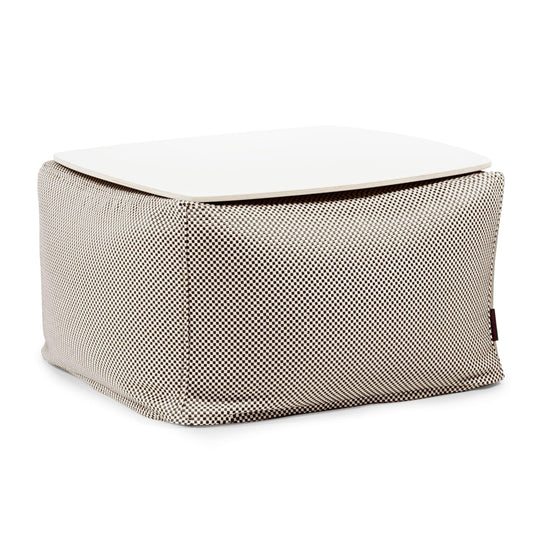 Pouf Table Basse Piscine Marron Café