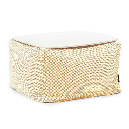 Pouf Table Basse Piscine Orange Mandarine
