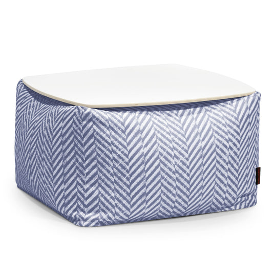 Pouf Table Basse pour Jardin Bleu Marine
