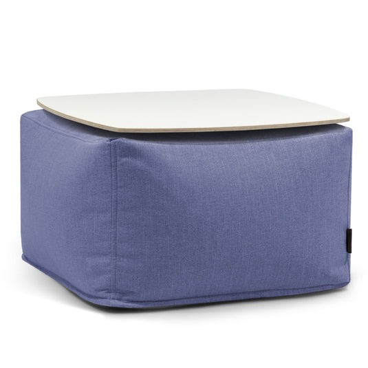 Pouf Table Basse Salon Bleu Marine