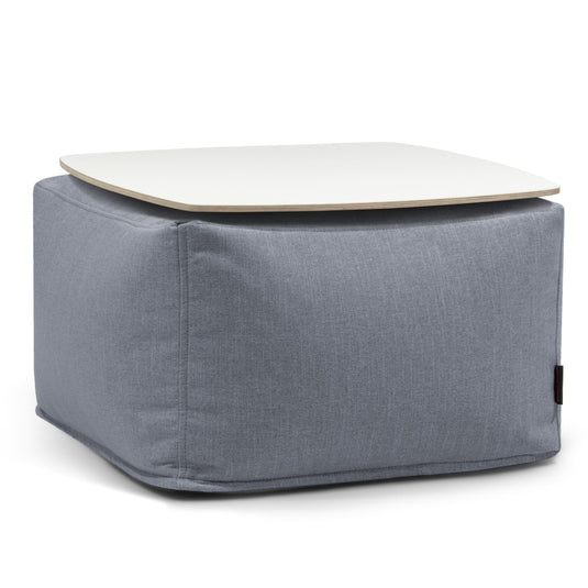 Pouf Table Basse Salon Gris Anthracite