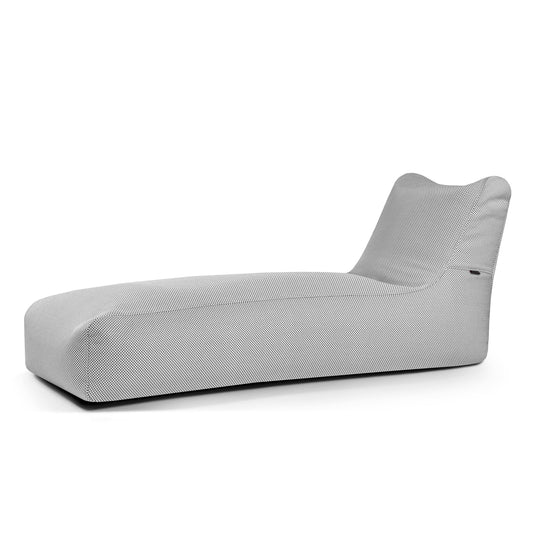 Pouf Transat pour Piscine Gris Anthracite