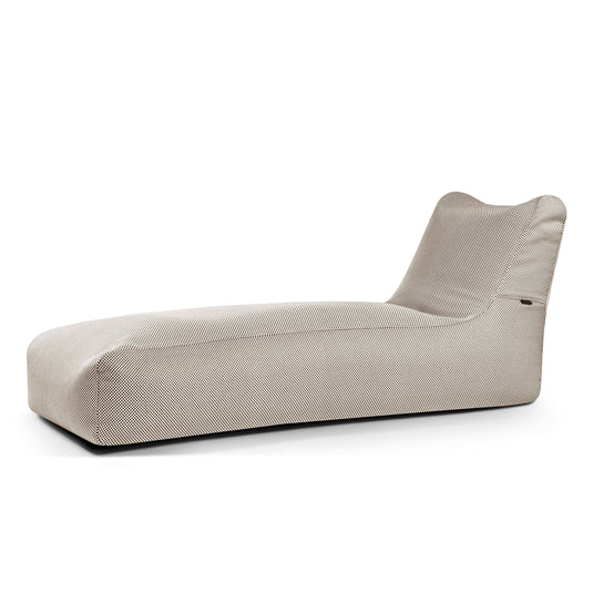 Pouf Transat pour Piscine Marron Chocolat