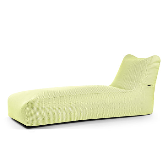 Pouf Transat pour Piscine Vert Citron