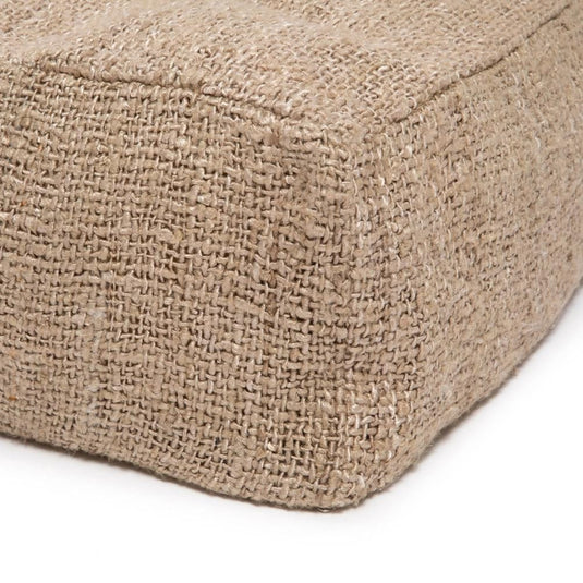 Pouf Tressé Beige