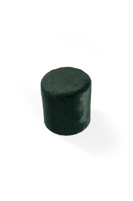 Pouf Velours Vert