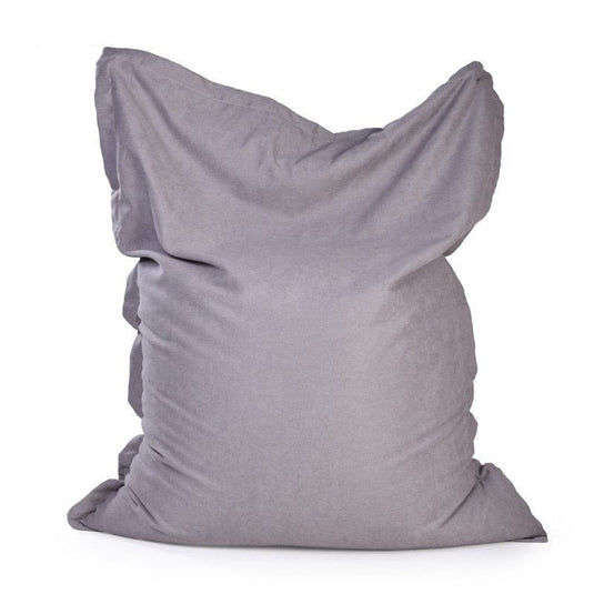 Pouf XXL Gris Pouf Français